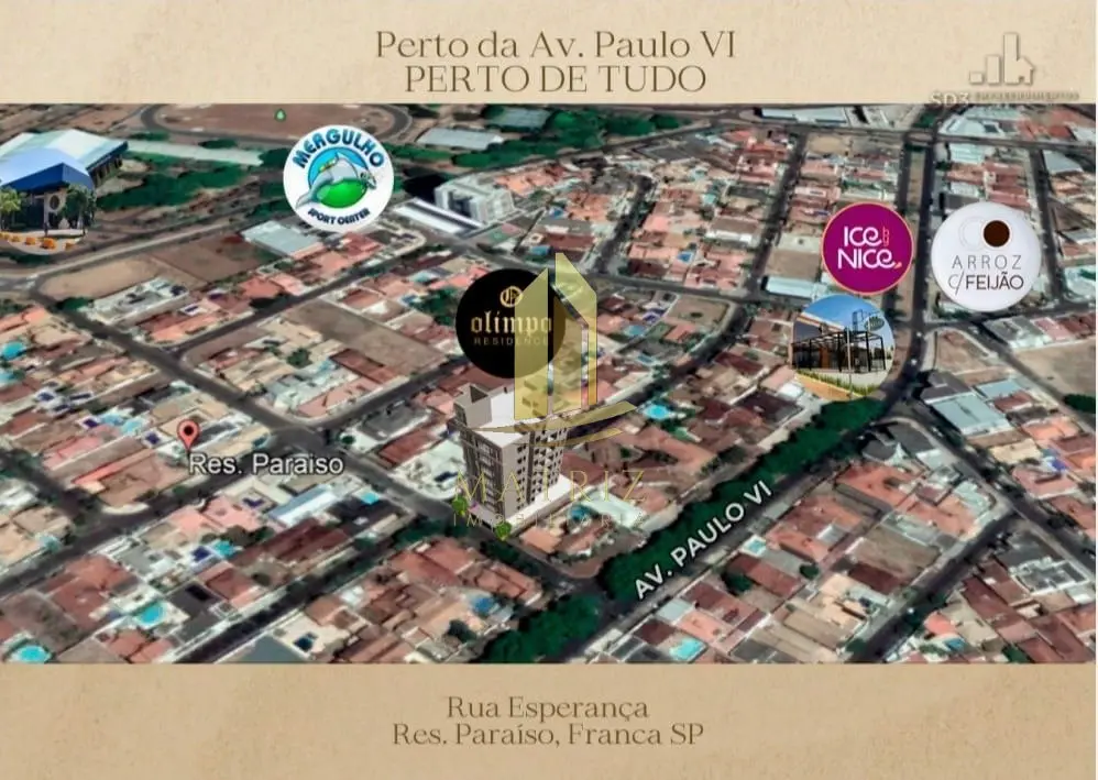 Apartamento à venda no Residencial Paraíso em Franca - Cód. 1775 (Foto 8) - Matriz Imobiliária