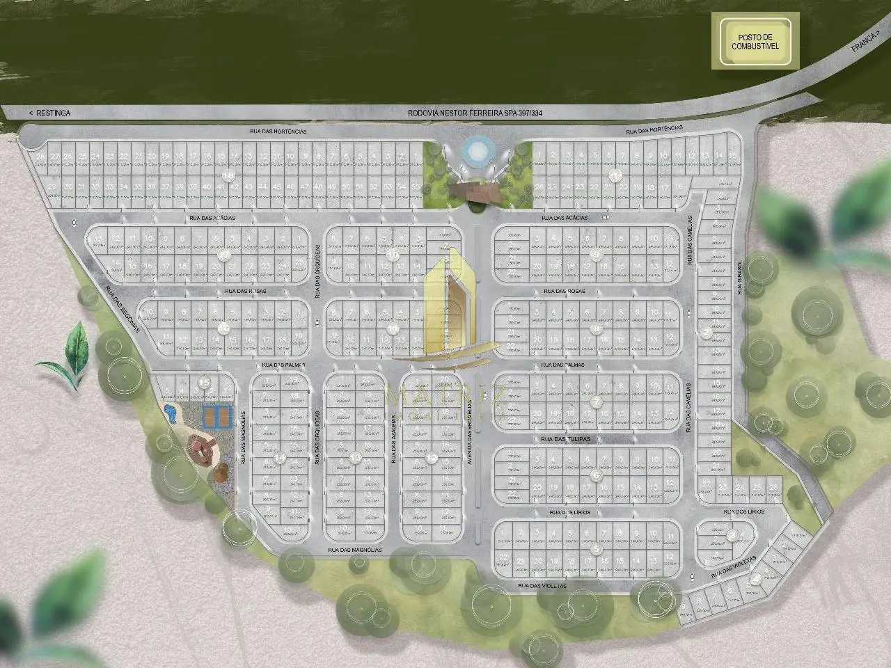 Terreno à venda no Cidade jardins em Restinga - Cód. 2262 (Foto 7) - Matriz Imobiliária