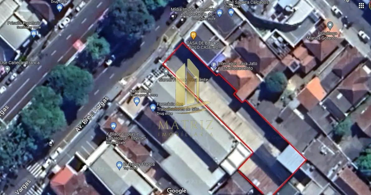Terreno Comercial para alugar no Cidade Nova em Franca - Cód. 2458 (Foto 2) - Matriz Imobiliária