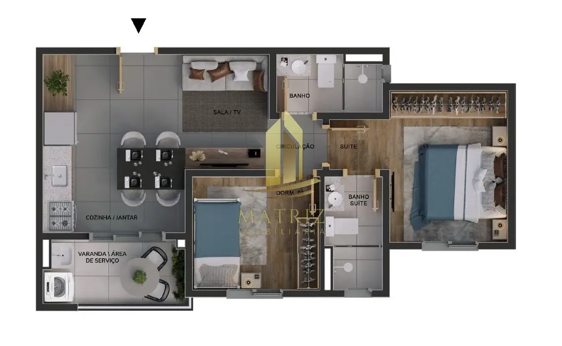 Apartamento à venda no Santa Lucia em Franca - Cód. 2945 (Foto 11) - Matriz Imobiliária