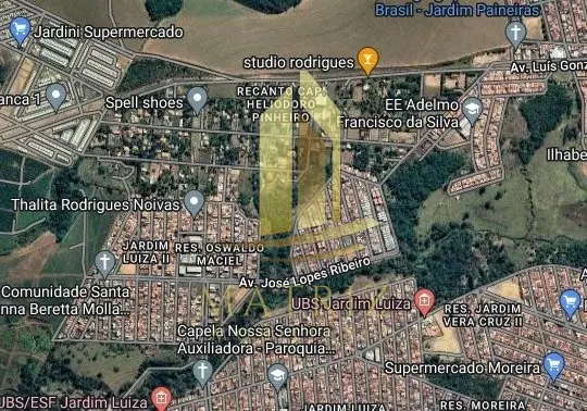 Área à venda no Recanto Capitão Heliodoro em Franca - Cód. 1633 - Matriz Imobiliária